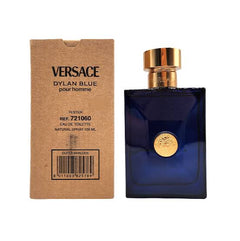 (TESTER) Versace  Men's pour Homme Dylan Blue EDT Spray 3.4 oz