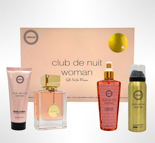 Club De Nuit By Armaf 4pc Gift Set For Women