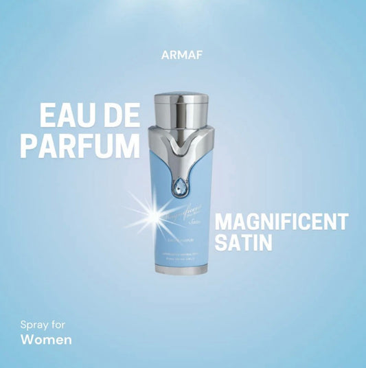 Armaf Magnificent Satin Eau De Parfum Spray For Unisex 3.4 Oz