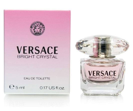 Mini 5 ml Versace Bright Crystal Eau de Toilette(diseñador)