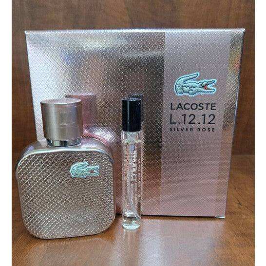 GIFT LACOSTE  L.12.12 SILVER GREY