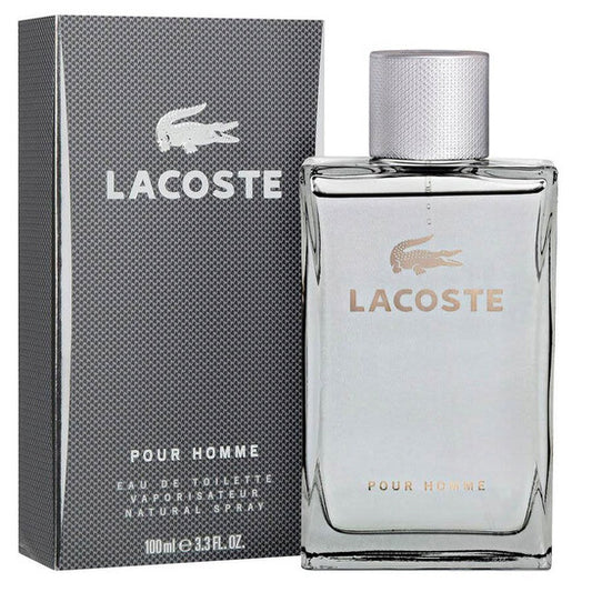 LACOSTE Pour Homme / EDT Spray (grey) 3.3 oz