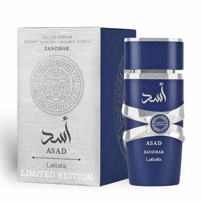 Lattafa Men's Asad Zanzibar Limited Edition EDP Spray 3.4 oz