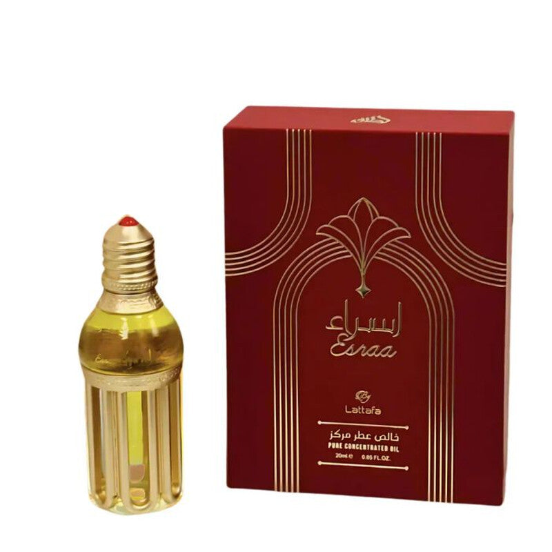 Lattafa Unisex Esraa Perfume Oil 0.7 oz