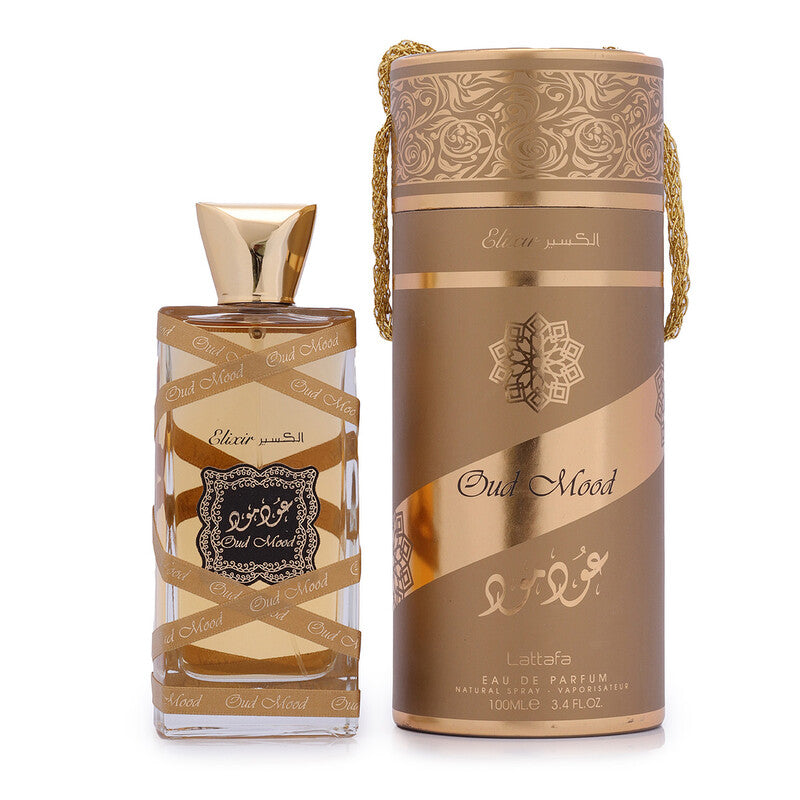 Lattafa  Unisex Oud Mood Elixir EDP Spray 3.4 oz
