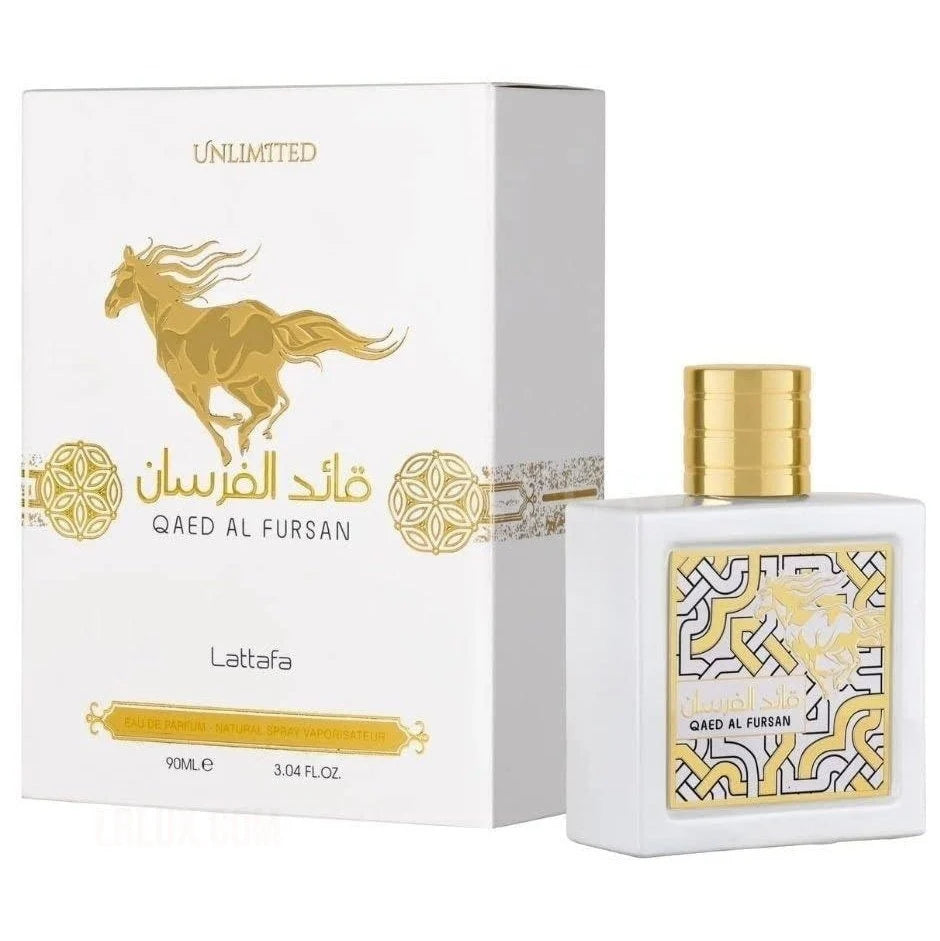 (DAMAGED NAYLO)QAED AL FURSAN UNLIMITED 3 OZ EDP BY LATTAFA