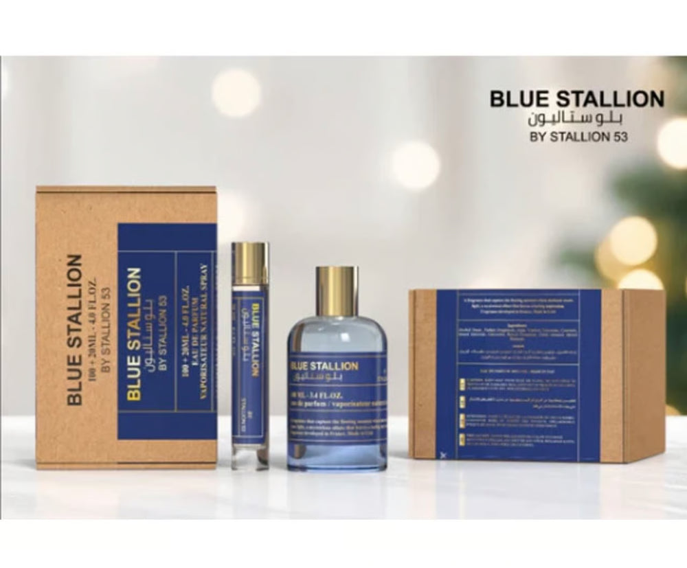 BLUE BY STALLION 53 MEN EDP - 100 Ml + 20 Ml (3,40 Oz) Dy Emper