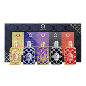 Orientica miniature discovery set unisex perfume, mini set 5 x 0.25 oz