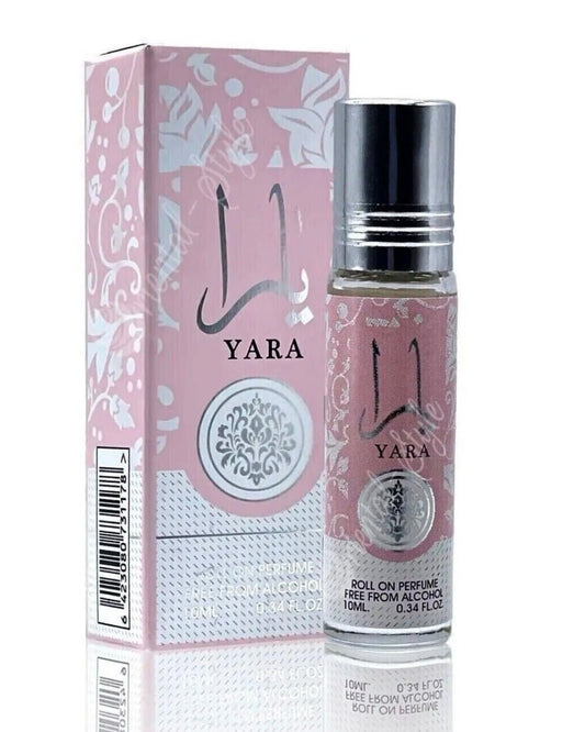 OIL PERFUME ROLL ON YARA OF 10 ML FROM LATTAFA - Crist Fragances