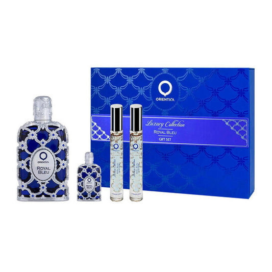 ORIENTICA  Men's Royal Bleu Gift SetCategories - Size: 80ml + 7.5ml + 10ml x 2