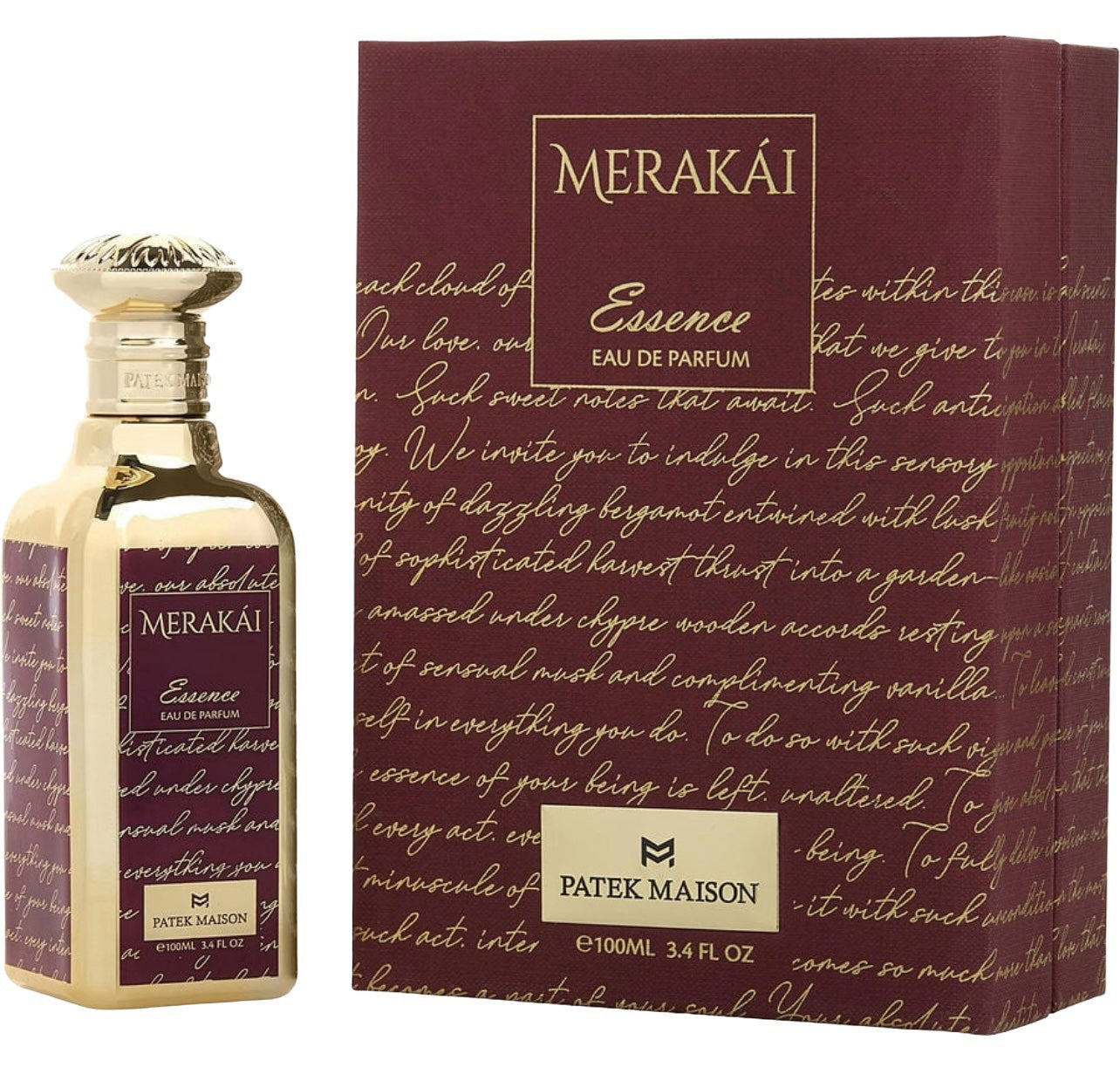 Merakai Essence eau Parfum For Women 3.4oz