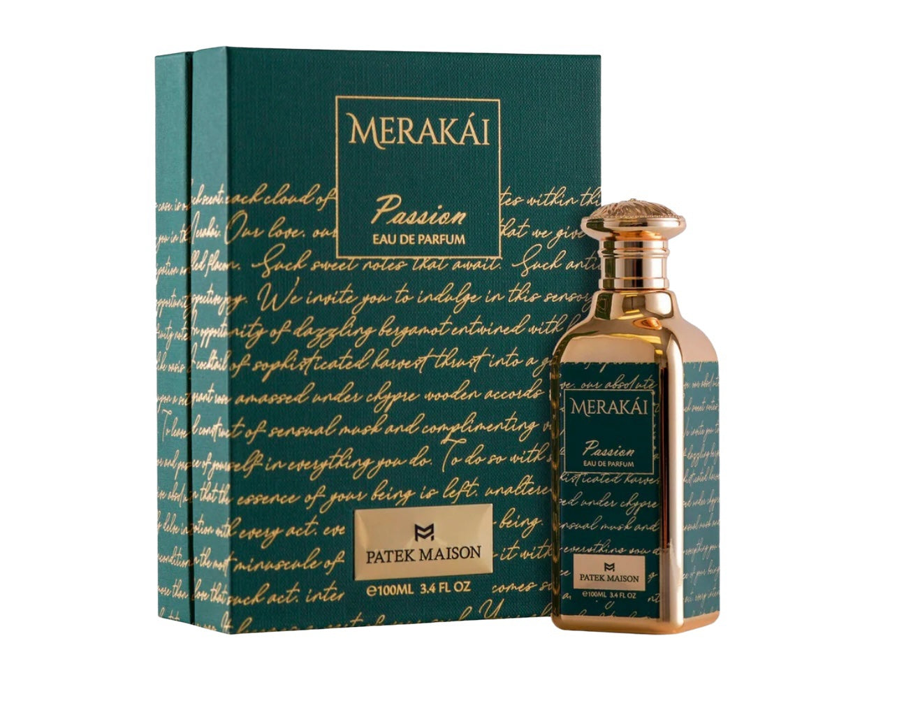 Merakai Passion Eau De Parfum  for Men 3.4 oz