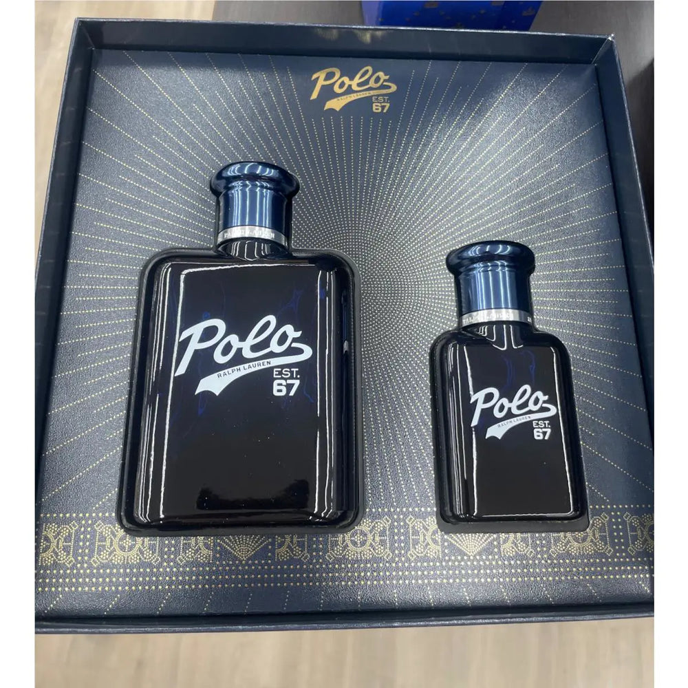 Ralph Lauren Polo Est. 67 Men`s Cologne 4.2 Oz 1.36 Oz Gift Set For Men