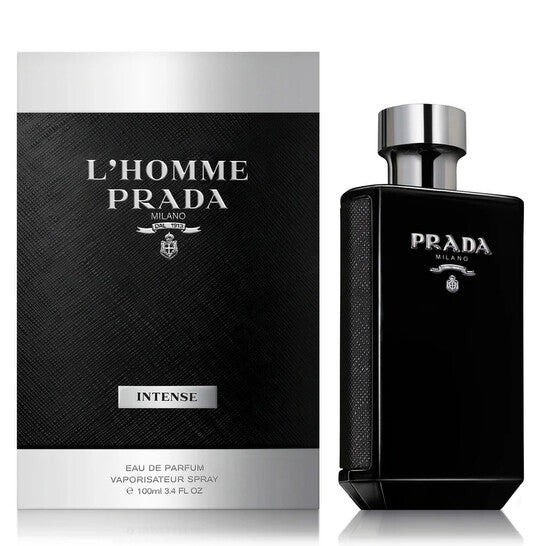 PRADA  Men's L'Homme Intense EDP Spray 3.4 oz (100 ml)