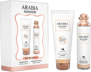 Arabia Madame Gift Set 2 In 1 Moistursing Lotion Frangance Mist 250ml