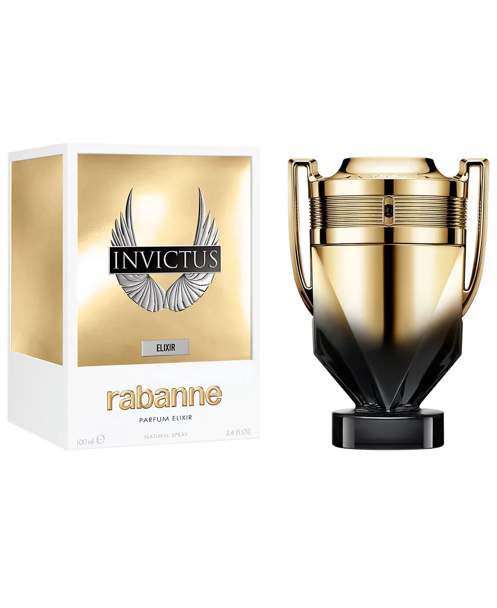 Invictus Victory Elixir Parfum by Paco Rabanne 3.4oz Parfum Men (NEW)