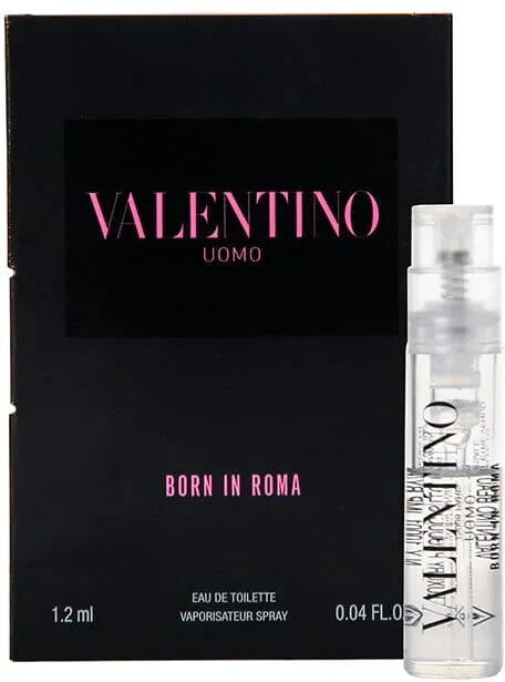 Valentino Uomo Born In Roma Eau De Toilette EDT Sample Spray .04oz, 1.2mL