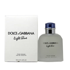 (TESTER) DOLCE & GABBANA LIGHT BLUE POUR HOMME EAU DE TOILETTE SPRAY 3.3 OZ 100ML