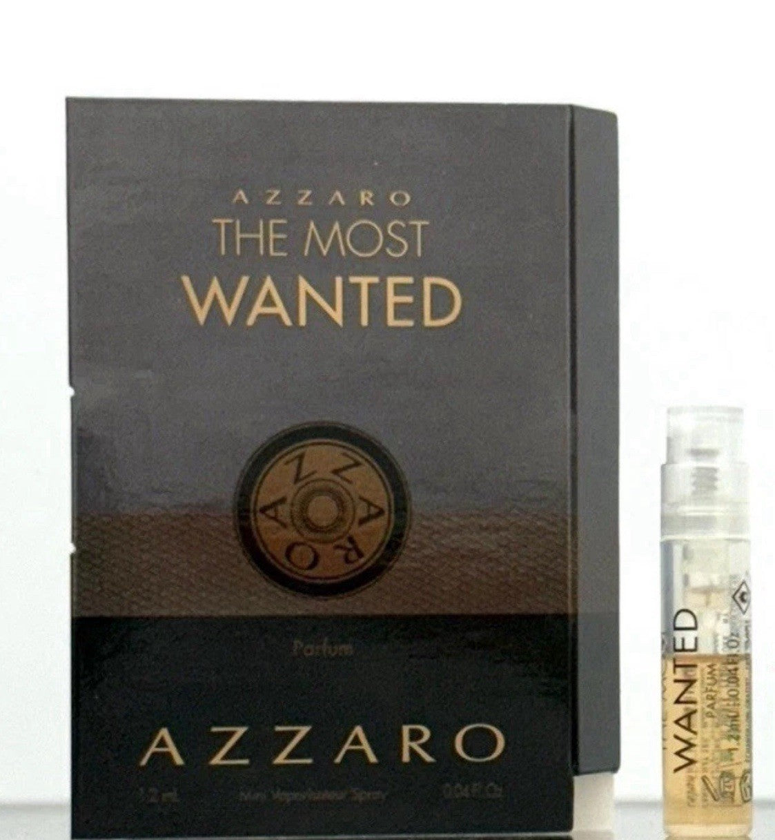 AZZARO THE MOST WANTED 0.04 PARFUM SPRAY VIAL FOR MEN