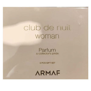 (DAMAGED NAYLO)Armaf Club de Nuit Eau de Parfum Gift Set with Body Lotion Women