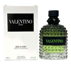 (TESTER) Valentino UOMO Born In Roma Green Stravaganza Men 3.4 oz Eau De Toilette