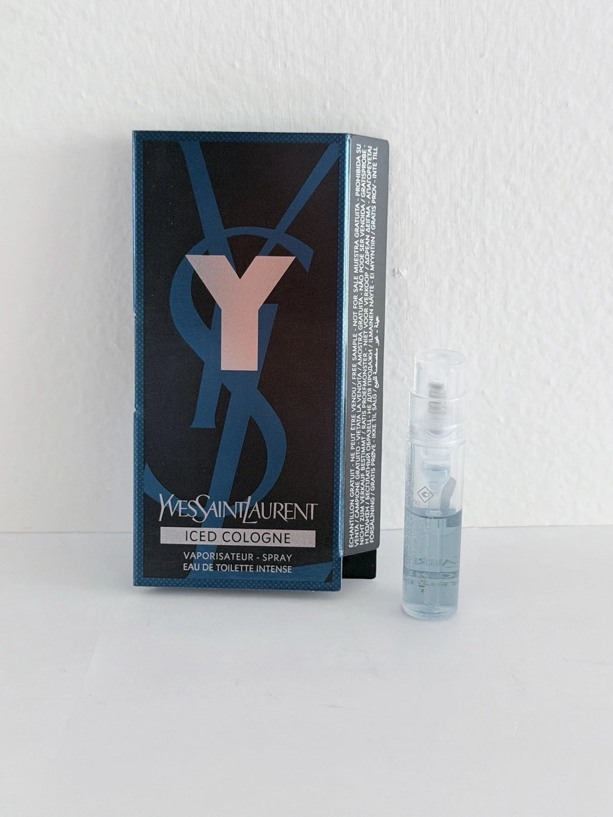 Yves Saint Laurent Y Iced Cologne EDT Intense Sample Spray .04oz 1.2ml ...