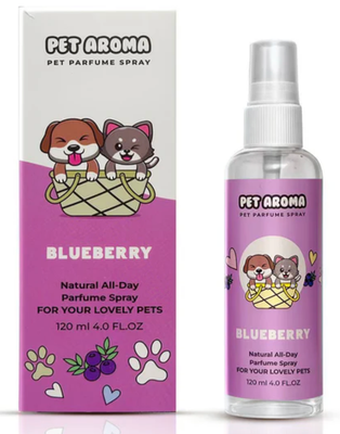 Pet Aroma Blueberry 4 Oz Natural All-Day Perfume Spay for Pets