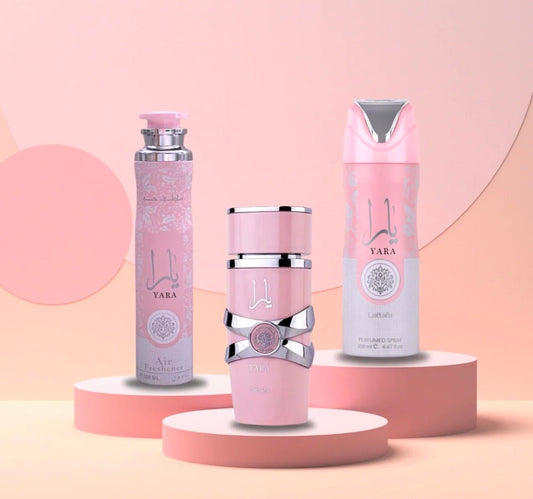 SET YARA EDP DE LATTAFA X3 - Crist Fragances