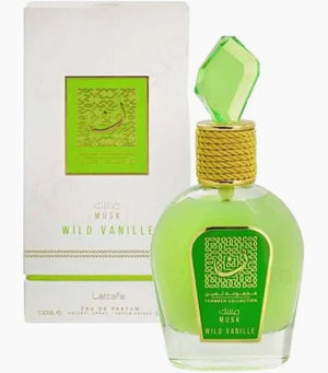 Lattafa Unisex Wild Vanille Thameen Collection Musk EDP Spray 3.4 oz