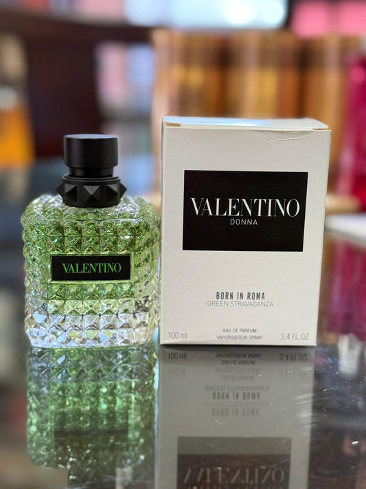 (TESTER)VALENTINO DONNA GREEN STRAVAGANZA 100ML - Crist Fragances