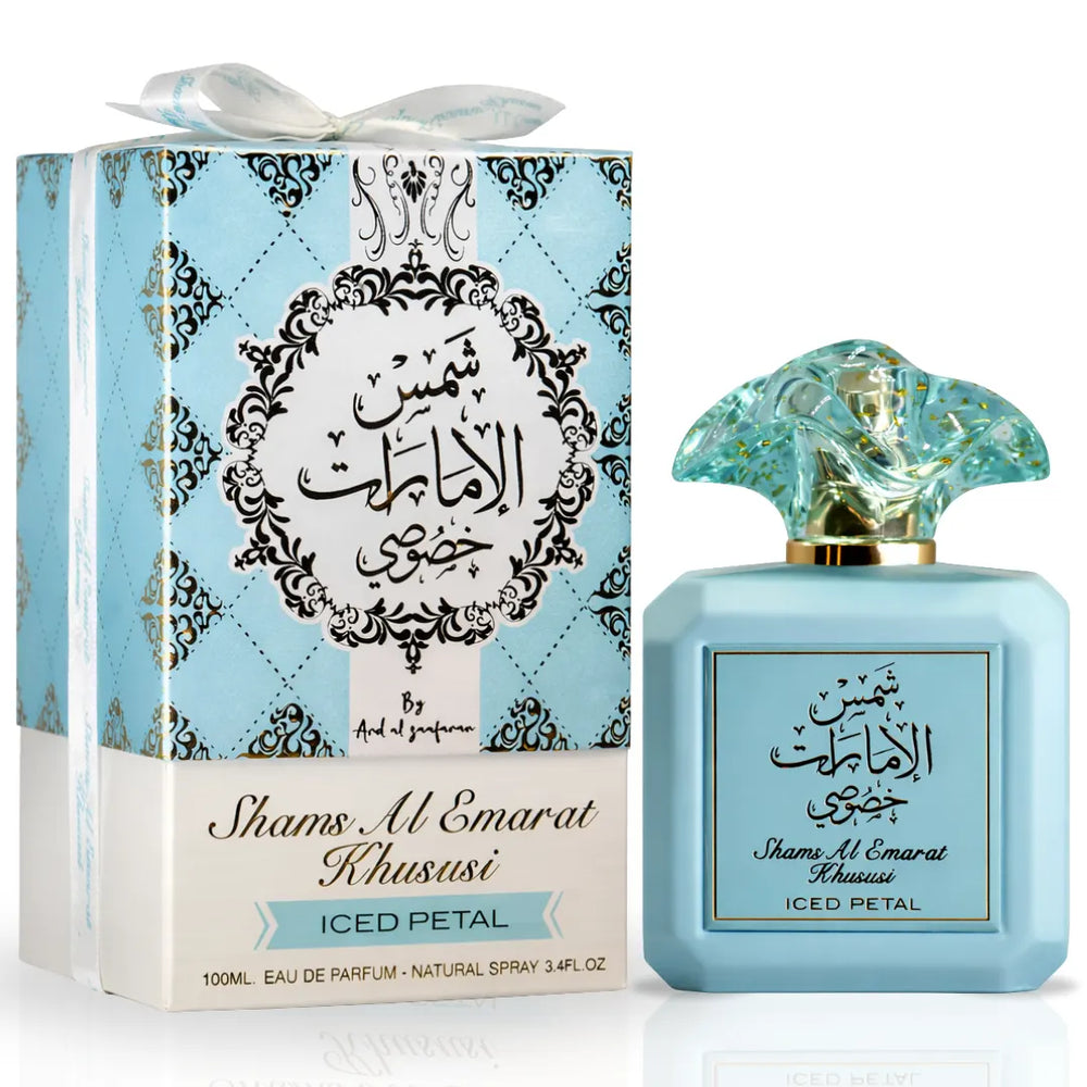 Shams Al Emarat Khususi Iced Petal Eau de Parfum Spray 100ml (3.4 oz) by Ard Al Zaafaran