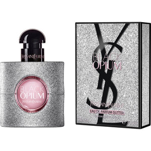 (TESTER) YVES SAINT LAURENT  Ladies Black Opium Glitter EDP Spray 3.0 oz